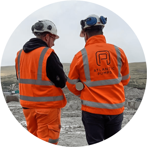 2 men engineers on site