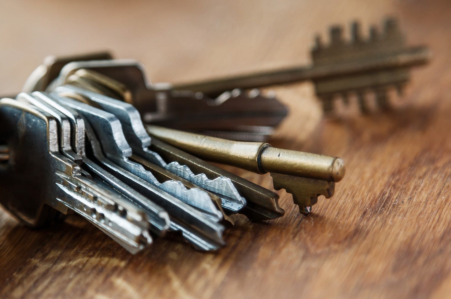 keys on a table